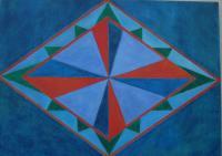 Oil Paintings - Geometric 2 - Oil On Masonite
